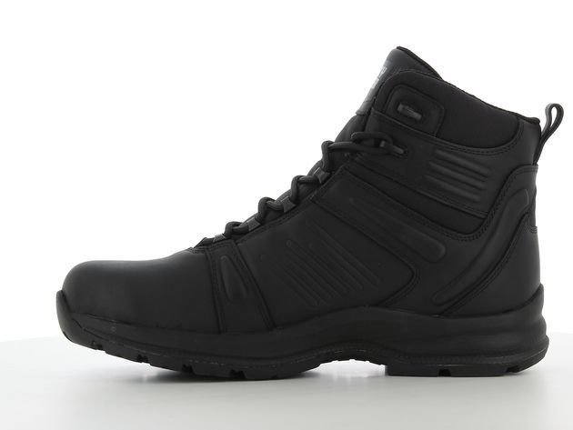Ботинки тактические кожаные, высокие Safety Jogger ARMOUR HRO SRC WR чёрные ARMOURBLK фото