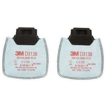 Противоаэрозольный фильтр 3M&trade; Secure Click&trade; (с угольным слоем) P3 R, D3138 7100197270 фото