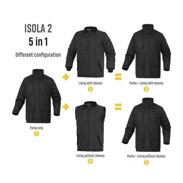 Куртка 5-в1 Delta Plus ISOLA 2 ISOL2NO3X фото